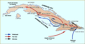 Mapa Isla de Cuba